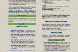 ABREN CONVOCATORIA PARA PARTICIPAR EN EL PREMIO MUNICIPAL AL CUIDADO AL MEDIO AMBIENTE