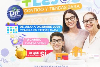 DIF MUNICIPAL Y TIENDAS BARA INVITAN  PARTICIPAR EN CAMPAÑA DE REDONDEO EN BENEFICIO DE LA SALUD VISUAL DE LA CIUDADANÍA