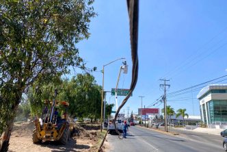 MUNICIPIO RENUEVA Y MODERNIZA ALUMBRADO PÚBLICO EN EL BLVD. JOSÉ MA. CHÁVEZ