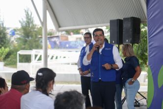 REFUERZA LEO MONTAÑEZ CERCANÍA CON VECINOS DE EJIDO CUMBRES II Y MUNICIPIO LIBRE