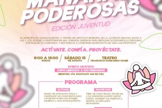 IMJUVA INVITA A PARTICIPAR EN LA JORNADA DE DESARROLLO PERSONAL “MAÑANAS PODEROSAS, EDICIÓN JUVENTUD”