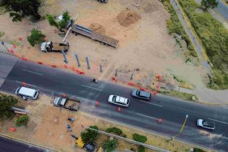 AVANZA MUNICIPIO EN LA CONSTRUCCIÓN DEL PUENTE PIRULES; INICIA MONTAJE DE LA ESTRUCTURA DE ACERO