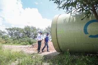 SUPERVISA LEO MONTAÑEZ AVANCES EN LA REHABILITACIÓN DEL COLECTOR PLUVIAL JUAN PABLO II
