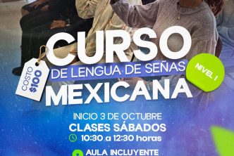 INVITA DIF MUNICIPAL A PARTICIPAR EN EL CURSO DE LENGUA DE SEÑAS MEXICANA NIVEL 1