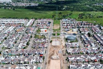 SUPERVISA LEO MONTAÑEZ AVANCES EN LA REHABILITACIÓN DEL PARQUE LINEAL LAS PRESAS EN BENEFICIO DE LAS FAMILIAS DE PASEOS DE SAN ANTONIO